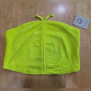 NWT For Days yellow tube crop top